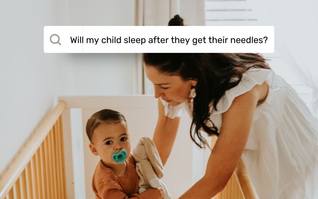 Will my baby sleep after their needles?